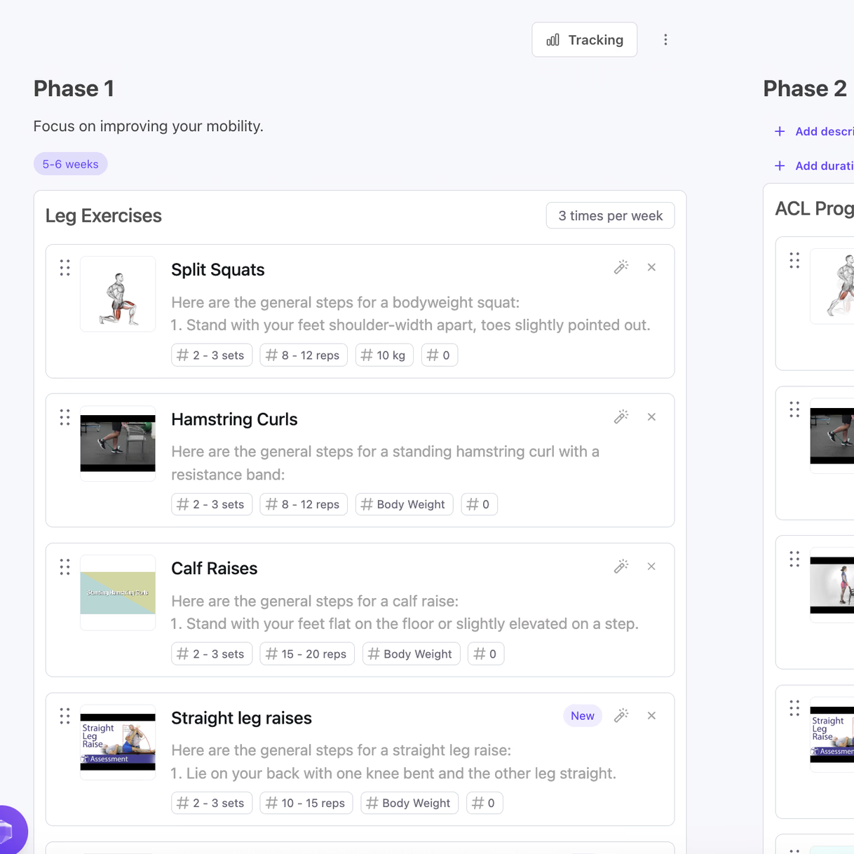 Program Builder View